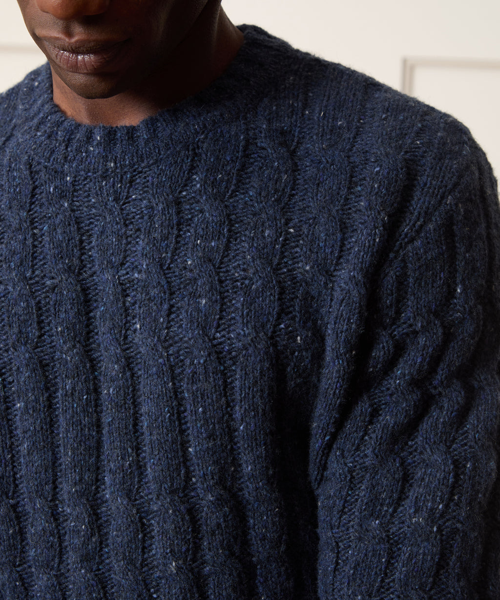 Donegal Cable Crewneck
