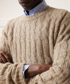Donegal Cable Crewneck