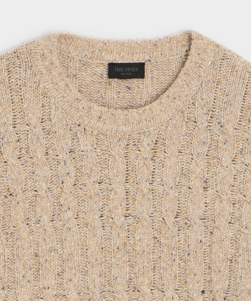 Donegal Cable Crewneck