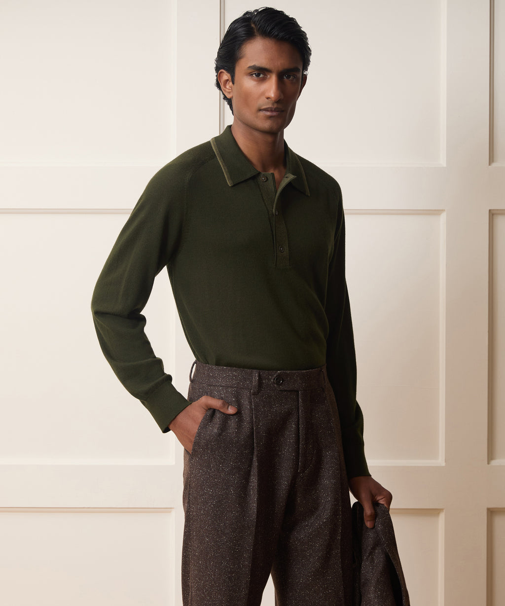 Merino Sweater Polo