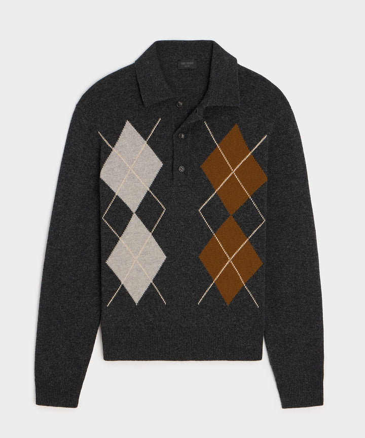 Argyle Sweater Polo