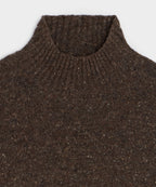 Donegal Cashmere Mockneck Sweater