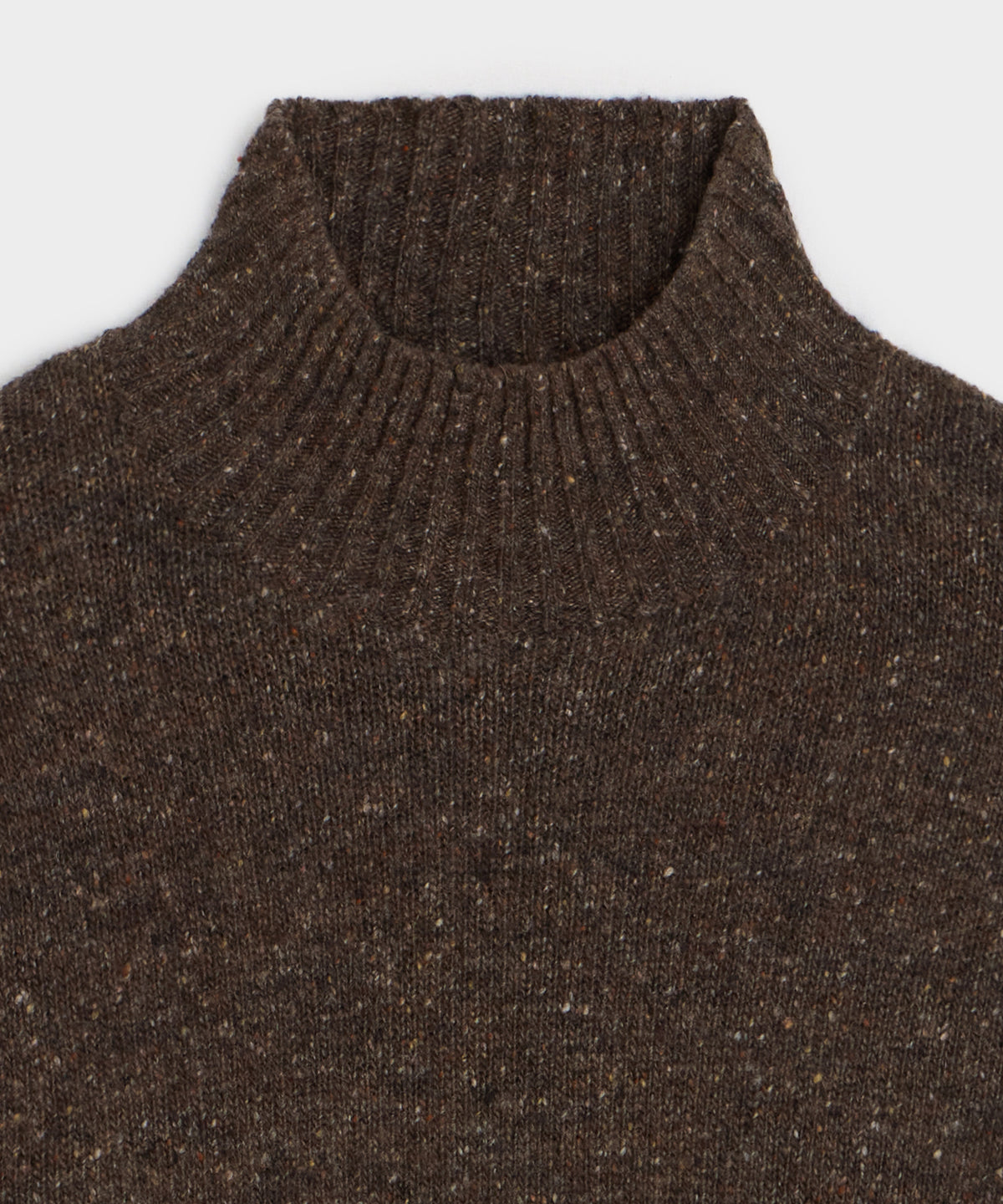 Donegal Cashmere Mockneck Sweater