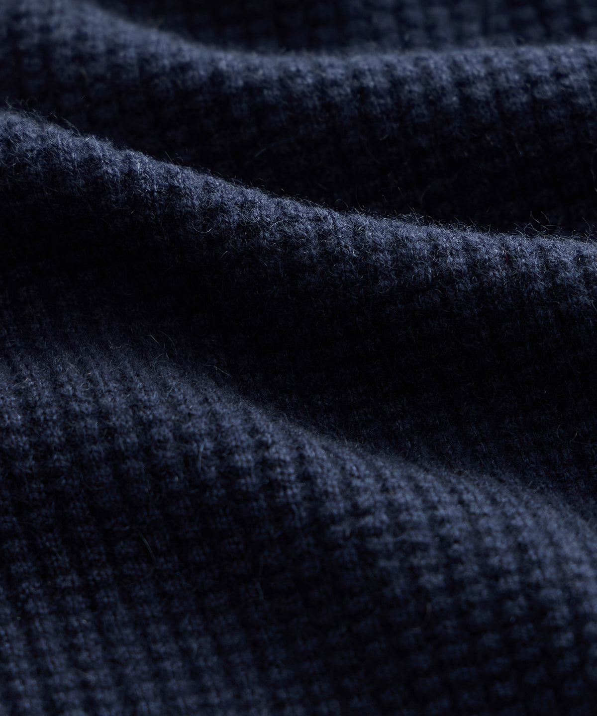 Waffle Cashmere Crewneck