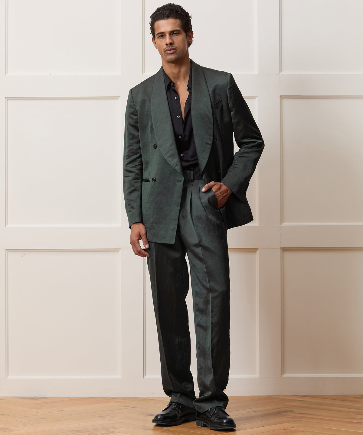 Italian Satin Wythe Trouser