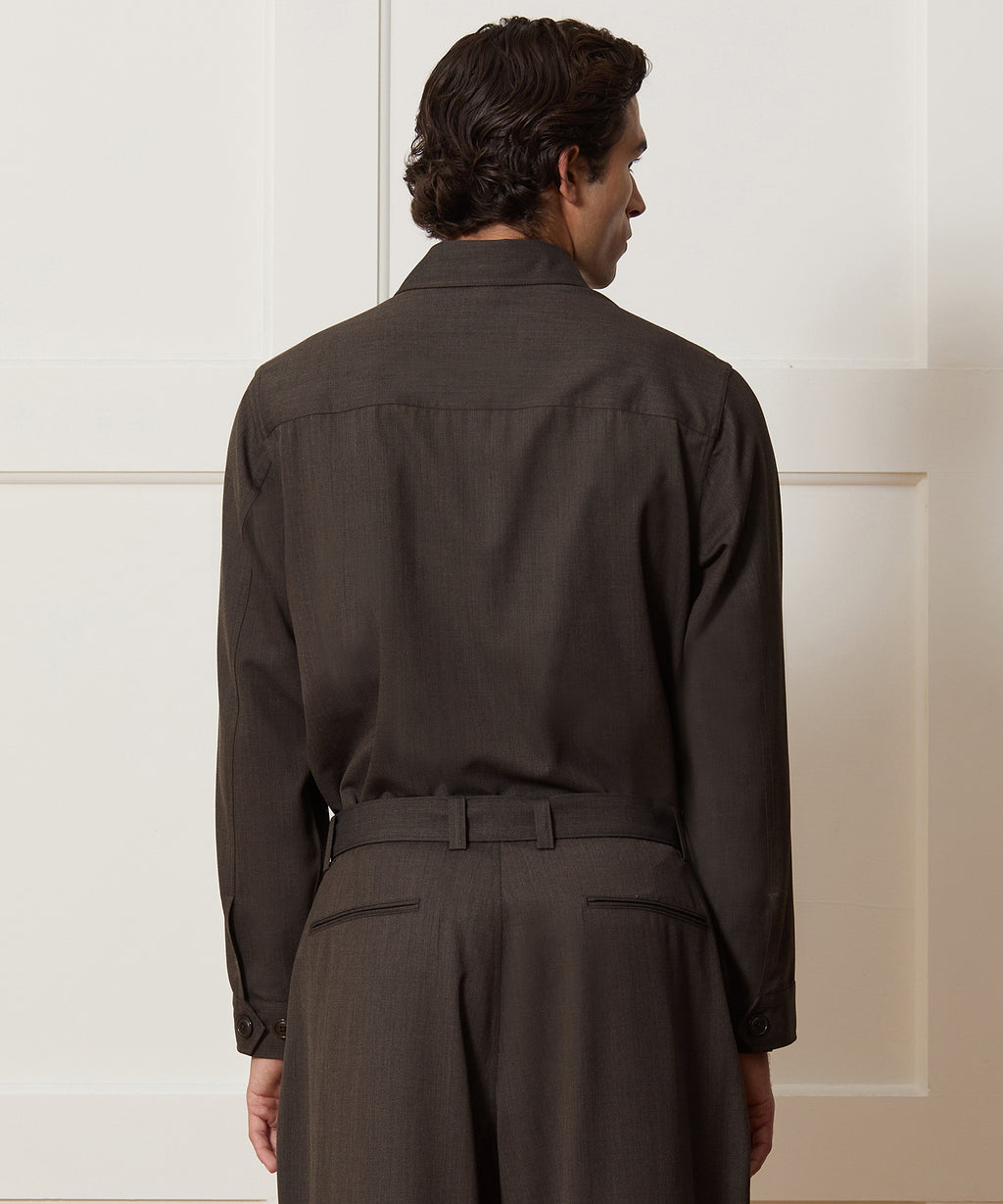 Italian Cavalry Twill Utility Shirt