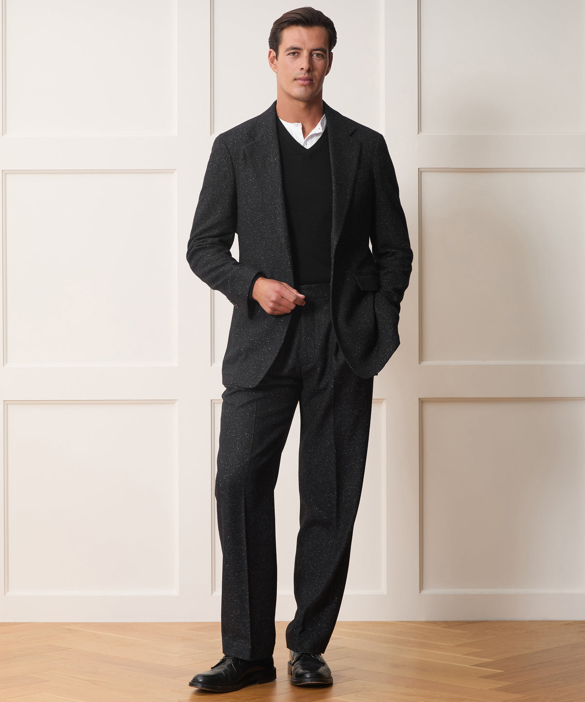 Italian Silk-Donegal Wythe Jacket