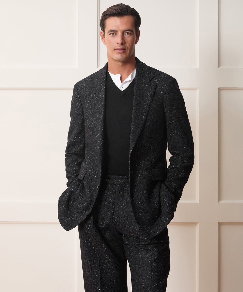 Italian Silk-Donegal Wythe Jacket
