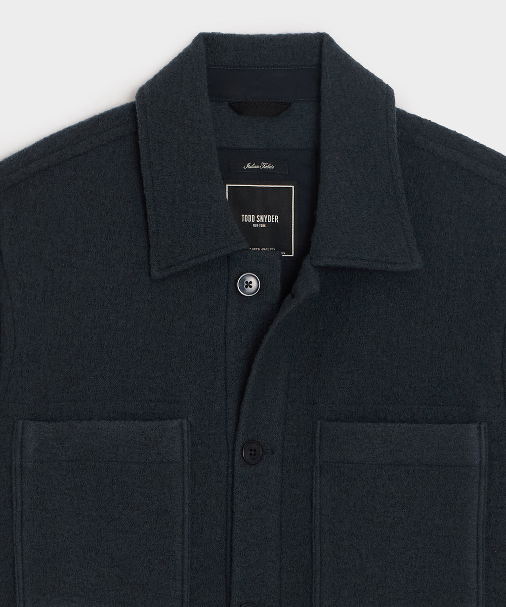 Italian Boiled Wool Field Jacket