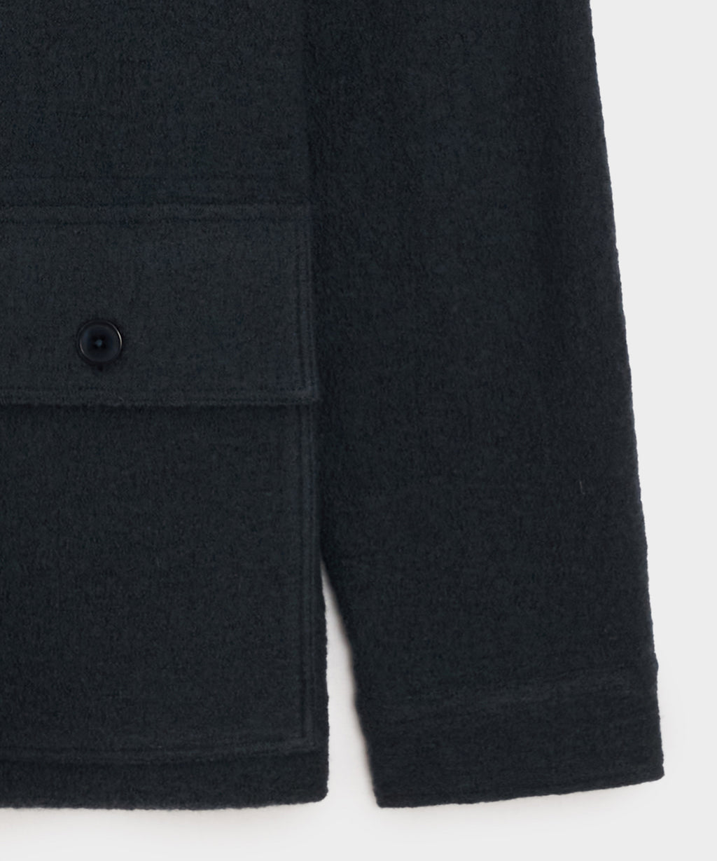 Italian Boiled Wool Field Jacket