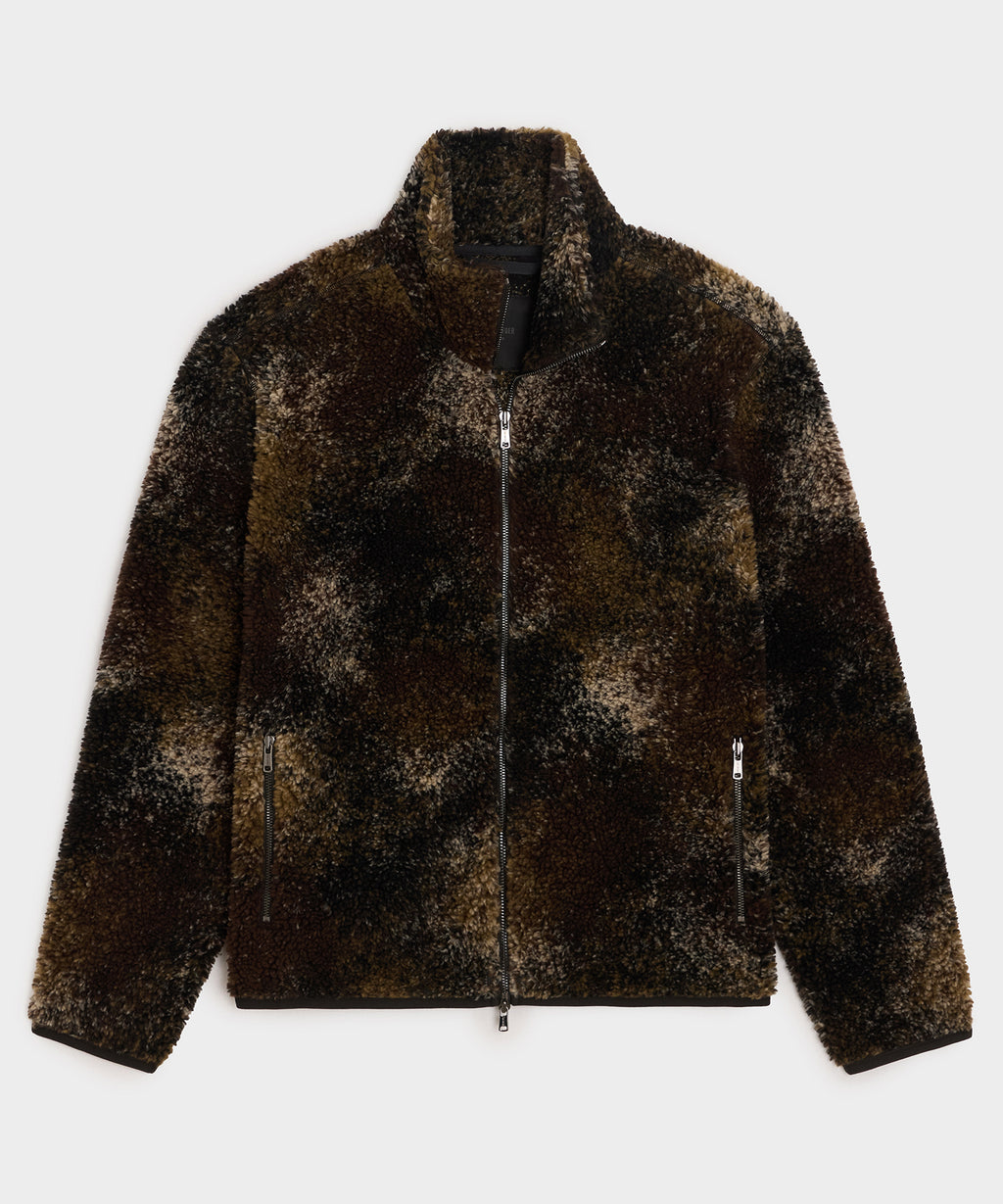 Italian Marble Sherpa Jacket