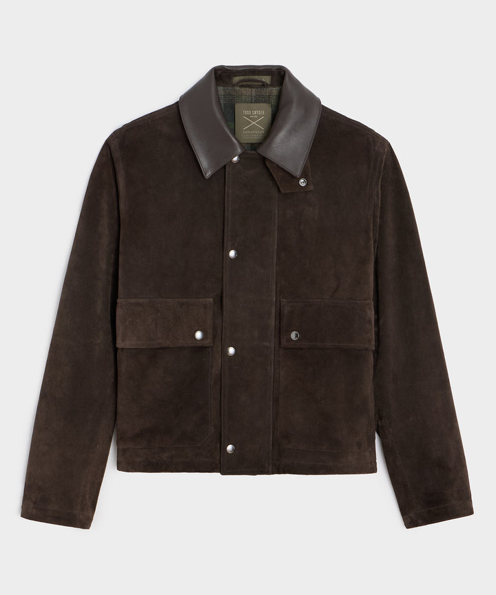 Todd Snyder x Lagavulin Suede Stable Jacket