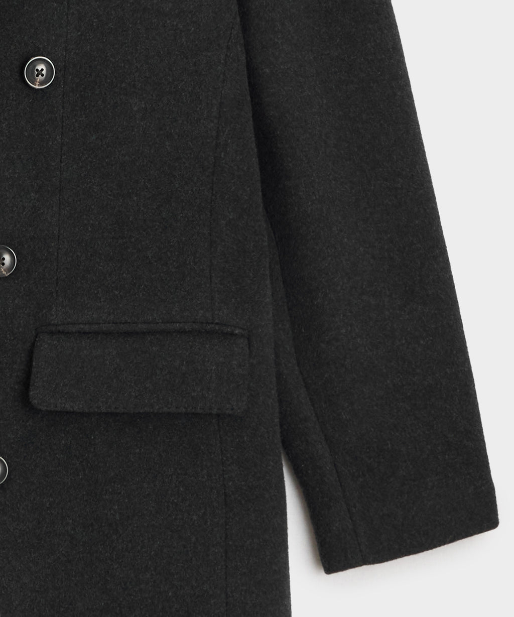 Italian Wool-Cashmere Double-Breasted Topcoat