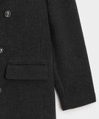 Italian Wool-Cashmere Double-Breasted Topcoat