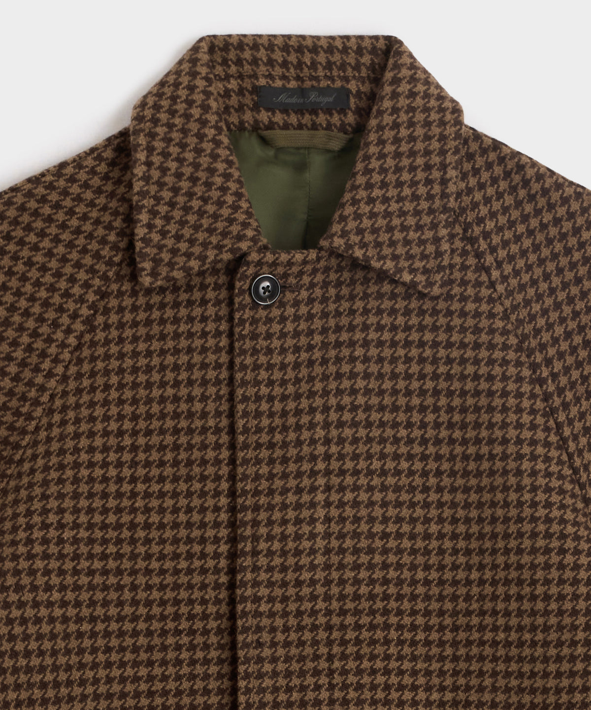 Italian Houndstooth Balmacaan