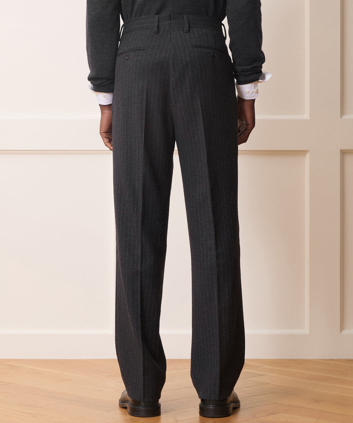 Italian Wool-Cashmere Wythe Trouser