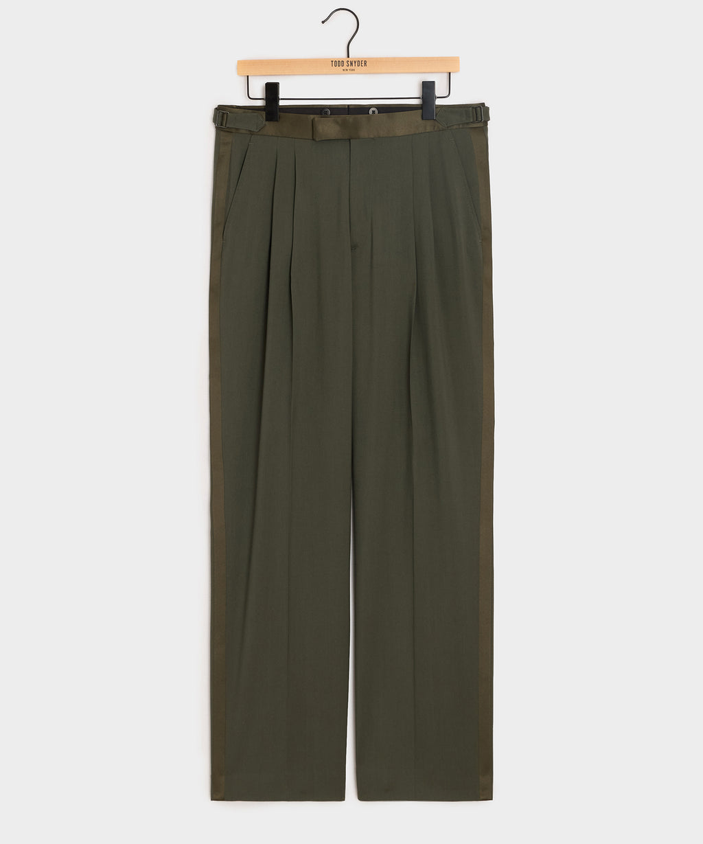 Italian Gabardine Tuxedo Trouser