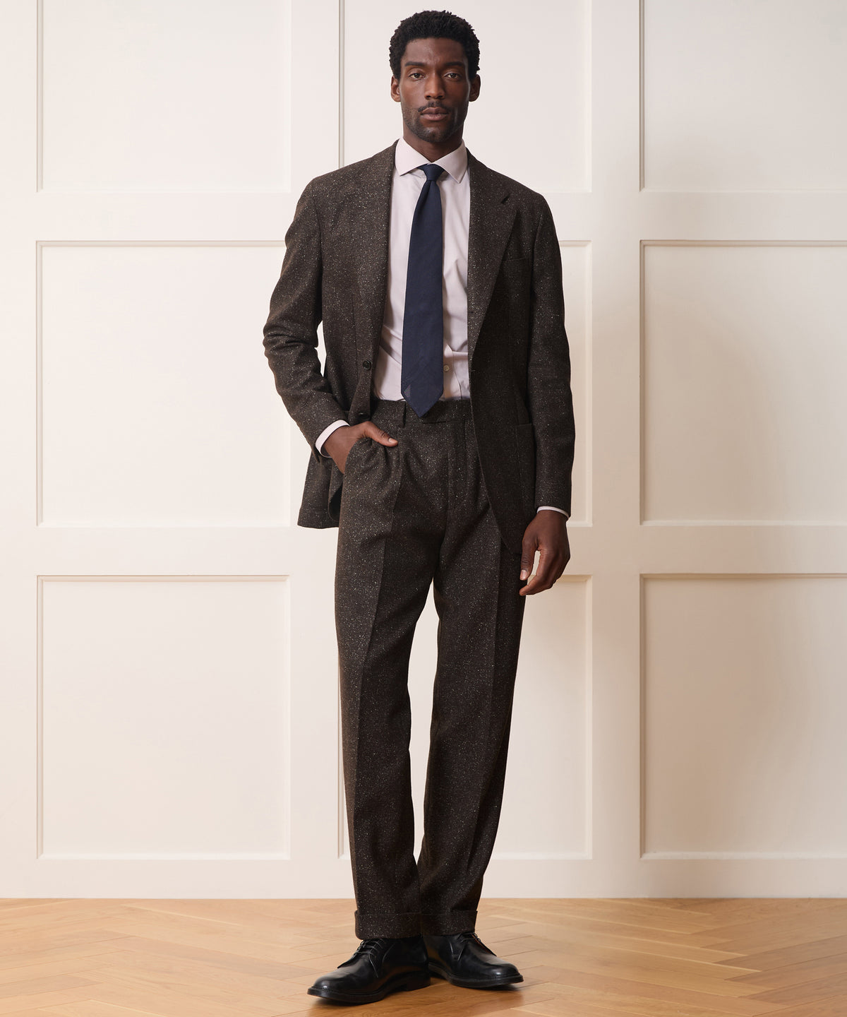 Italian Silk-Donegal Madison Trouser