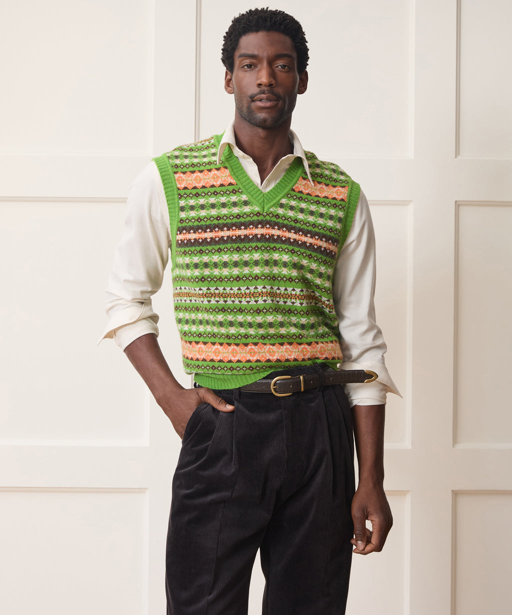 Fair Isle Sweater Vest
