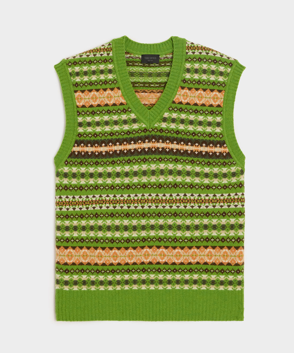 Fair Isle Sweater Vest