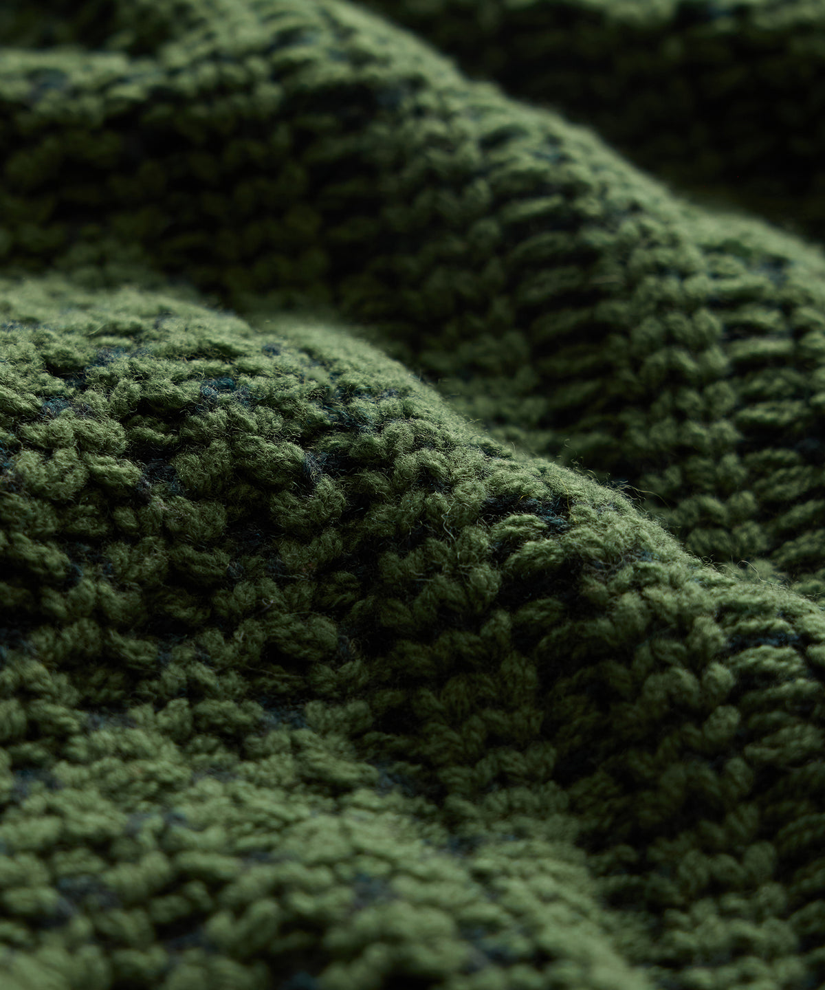 Lattice Mockneck Sweater Jacket