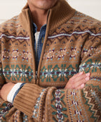 Todd Snyder x Lagavulin Fair Isle Sweater Jacket
