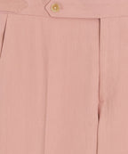 Italian Sueded Linen Side Tab Trouser