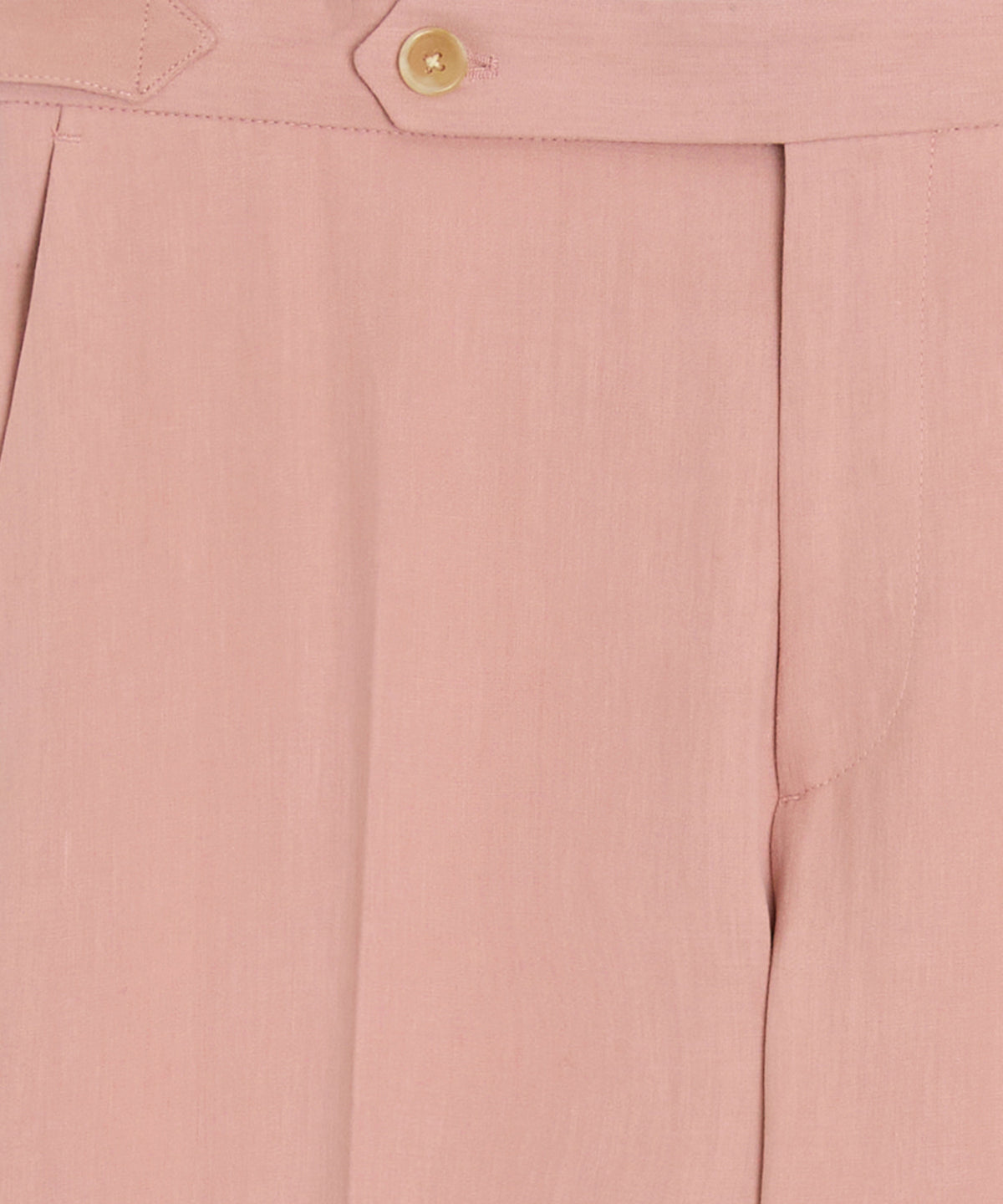 Italian Sueded Linen Side Tab Trouser
