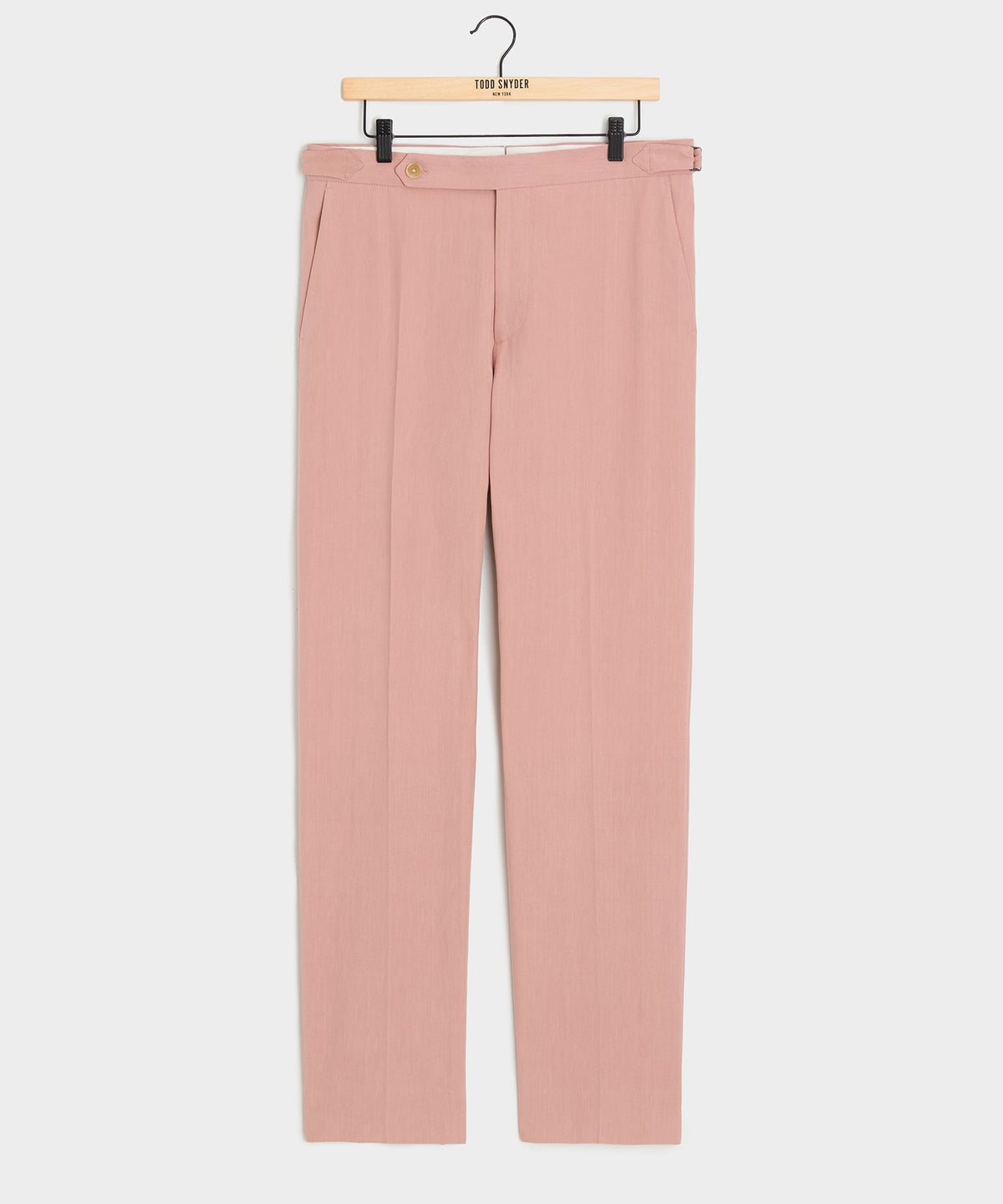 Italian Sueded Linen Side Tab Trouser