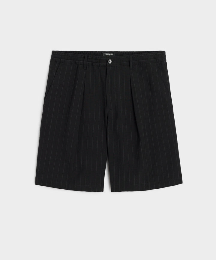 10" Italian Pinstripe Relaxed Short