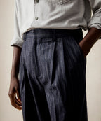 Italian Wool Self Belt Trouser