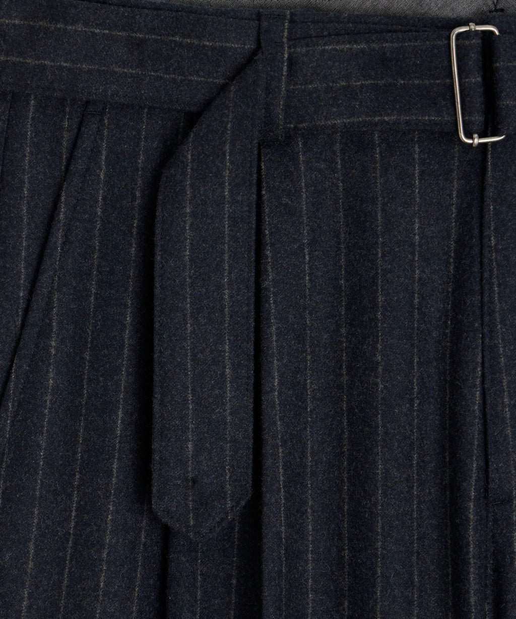 Italian Wool Self Belt Trouser