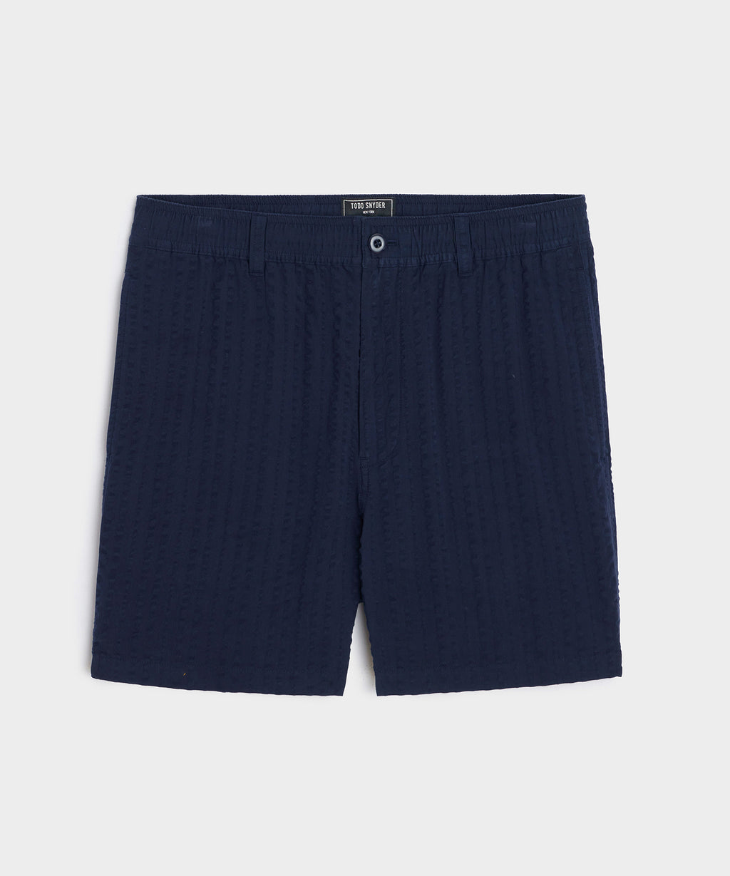 5" Seersucker Beachcomber Short