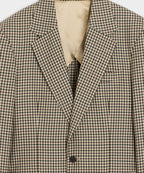 Italian Wool Gingham Wythe Jacket