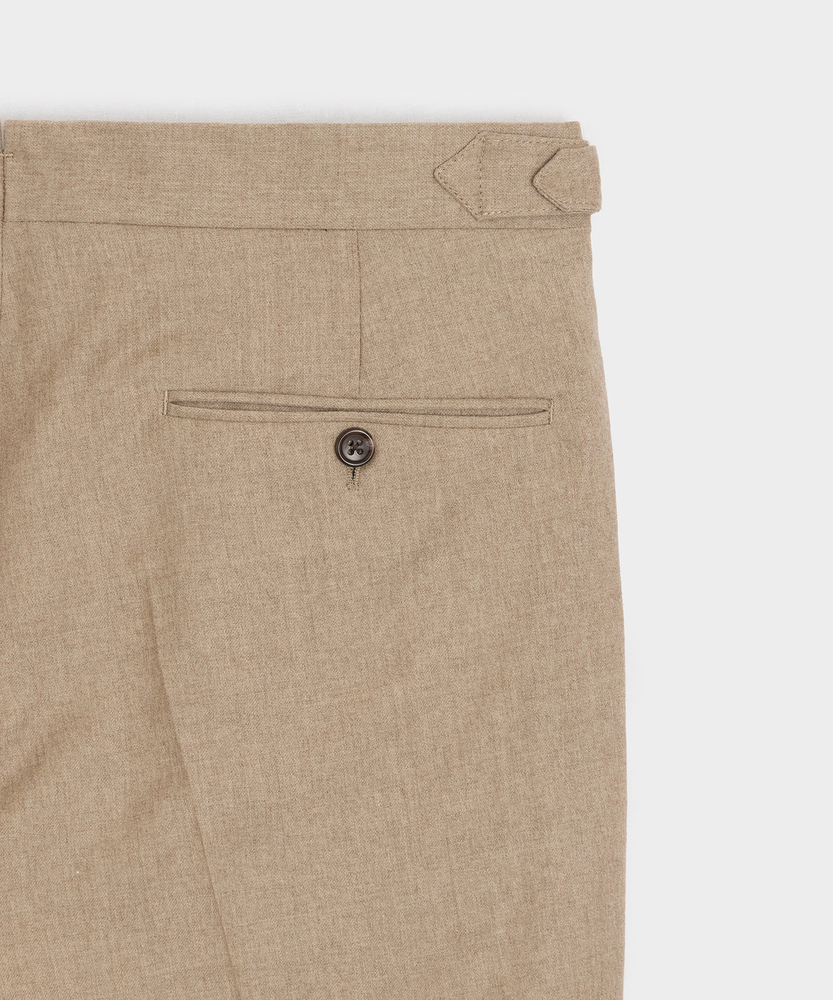 Brushed Flannel Side Tab Trouser