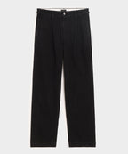 Pleated Utility Jean in Black