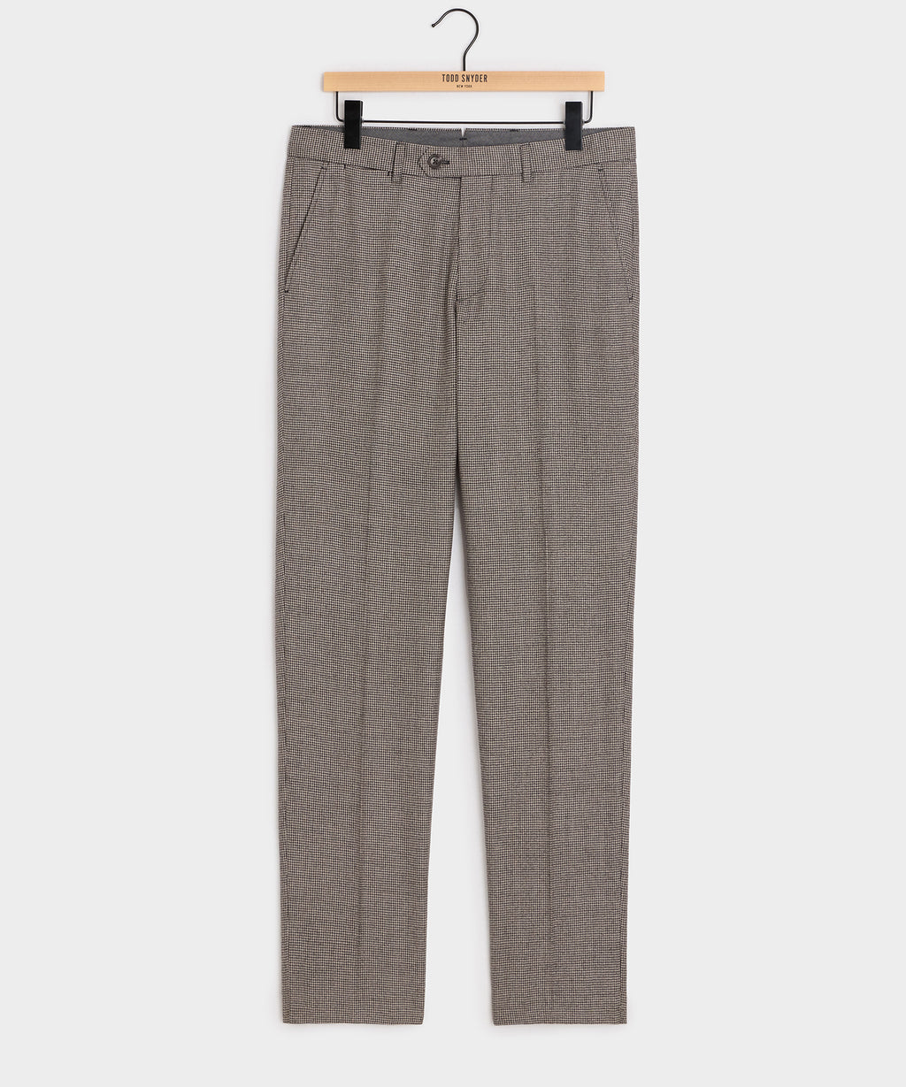 Italian Flannel Houndstooth Sutton Trouser