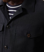 Italian Wool Military Overshirt