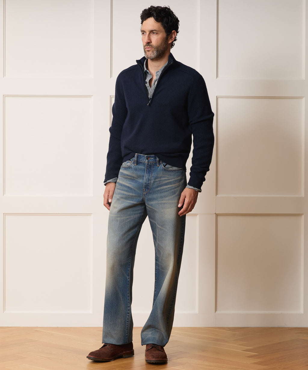 Merino Quarter-Zip Sweater