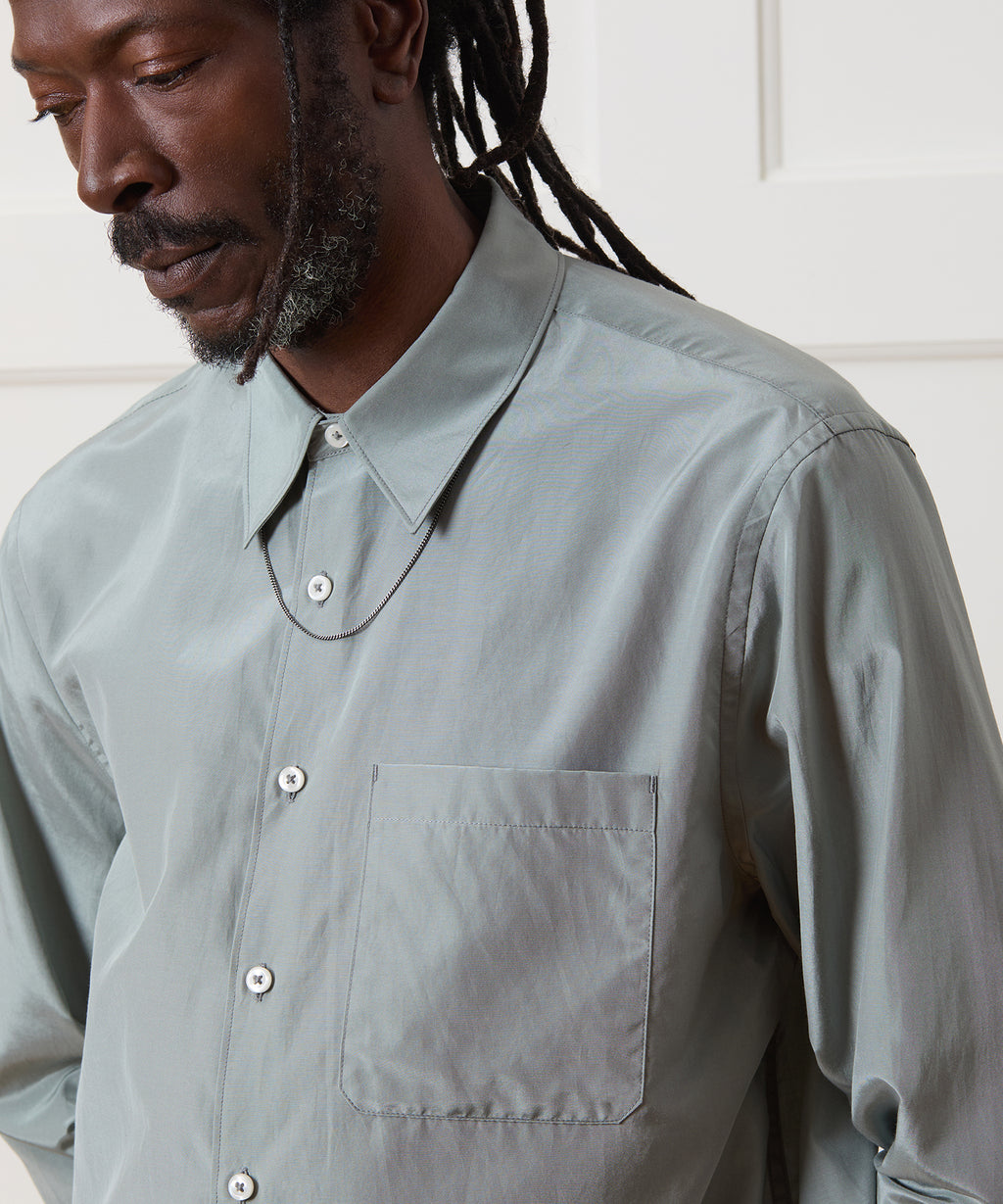 Cotton-Silk Big Shirt