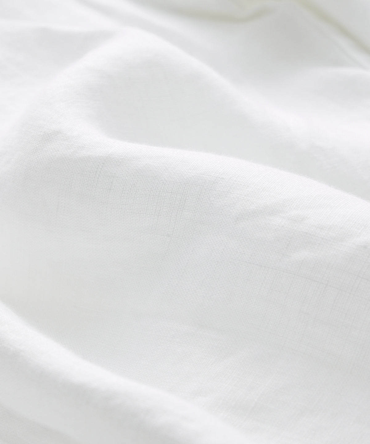 Cropped Sea Soft Irish Linen Camp Collar Shirt