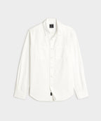 Classic Fit Denim Overshirt in White