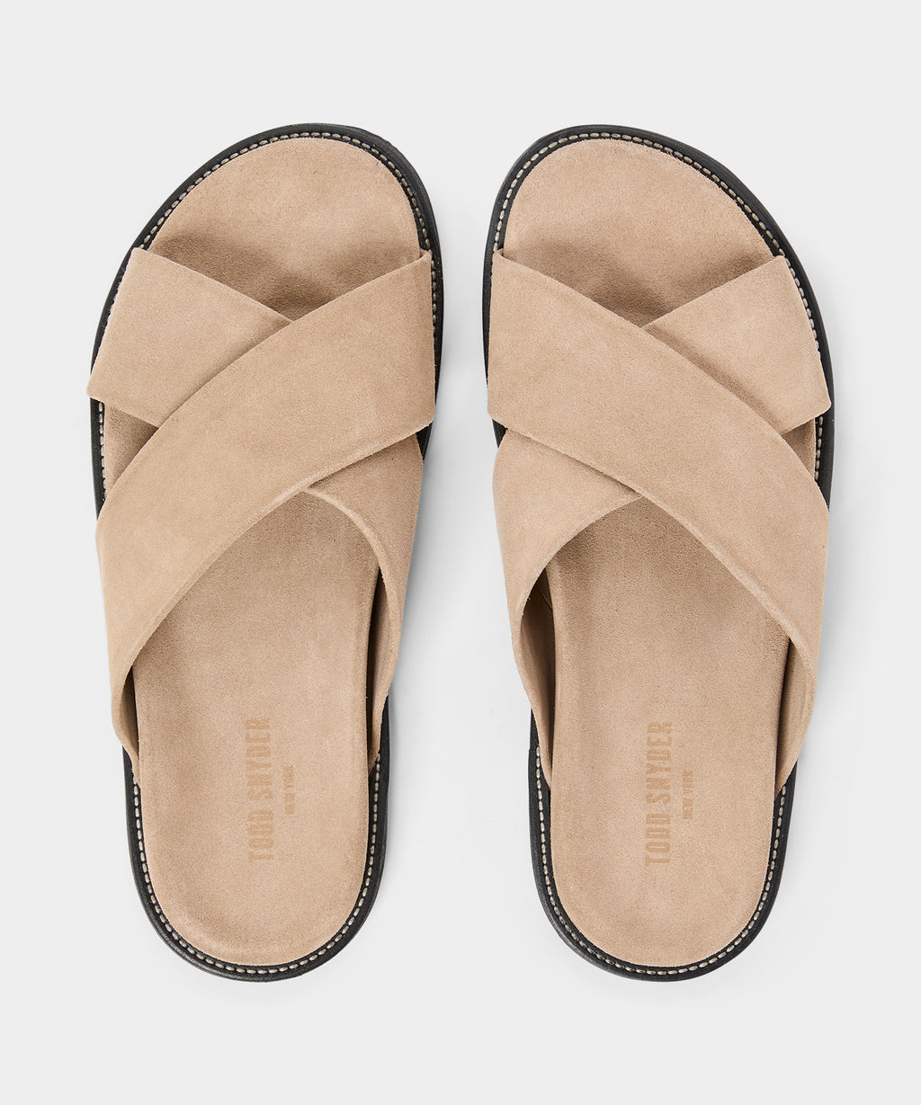 Nomad Suede Crossover Sandal