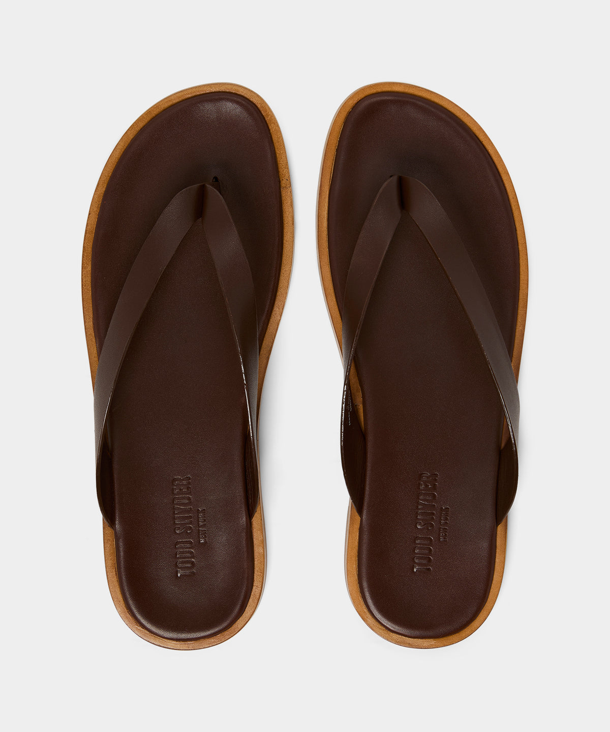 Porto Leather Thong Sandal
