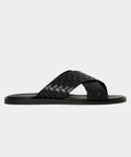 Porto Woven Leather Sandal