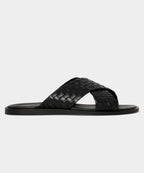 Porto Woven Leather Sandal