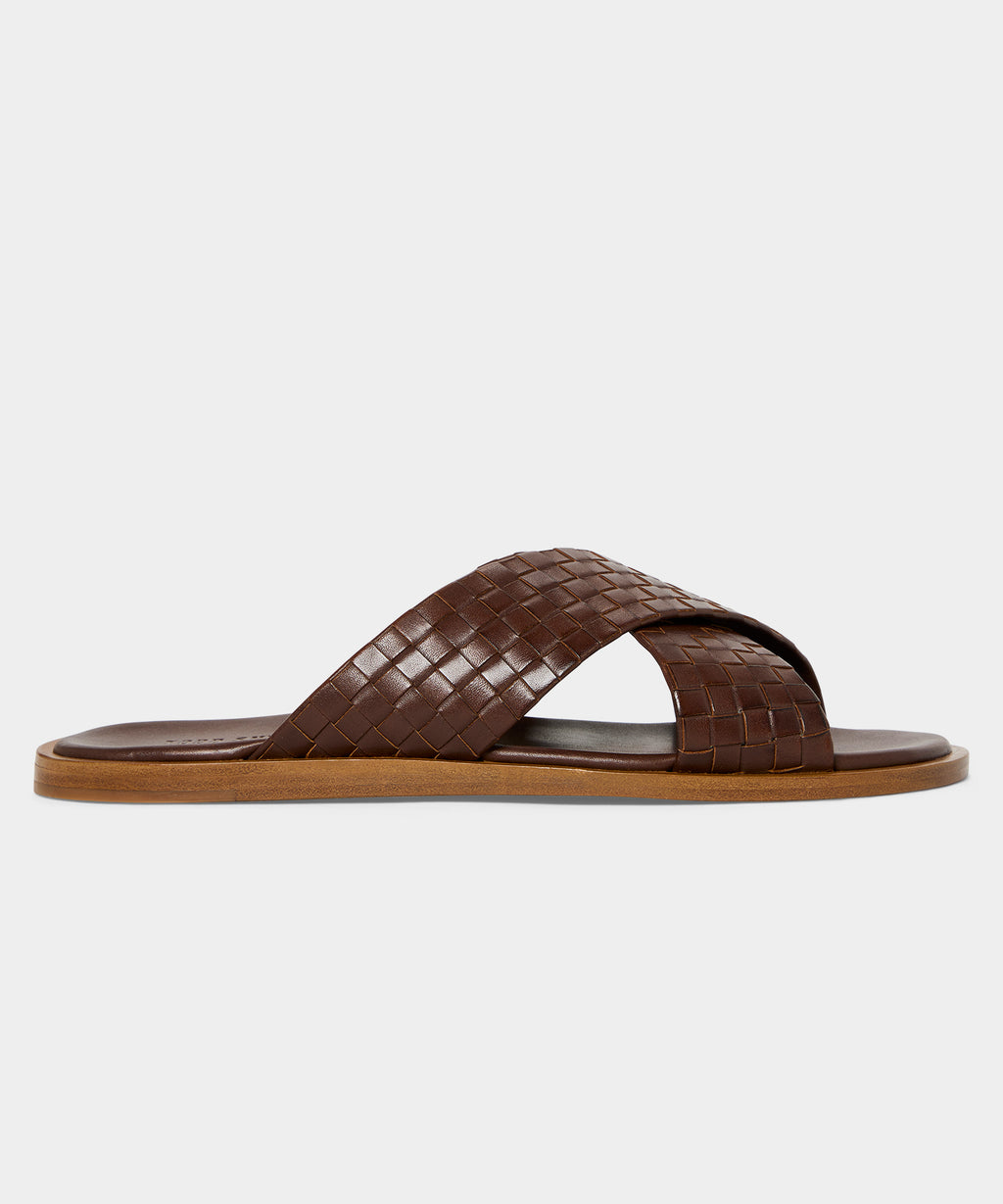 Porto Woven Leather Sandal