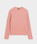 Channel Crewneck in Shell Pink