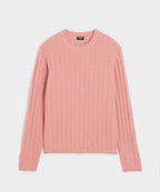 Channel Crewneck in Shell Pink