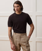 Silk-Cashmere Sweater Tee